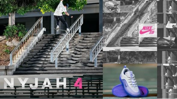 Campanha da Nike retrata como funciona a mente do skatista Nyjah Huston Campanha da Nike retrata como funciona a mente do skatista Nyjah Huston