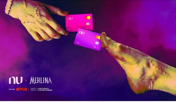 Nubank faz parceria com a Netflix para lançamento de Wandinha Nubank faz parceria com a Netflix para lançamento de Wandinha