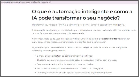 Estruture para resposta imediata Estruture para resposta imediata