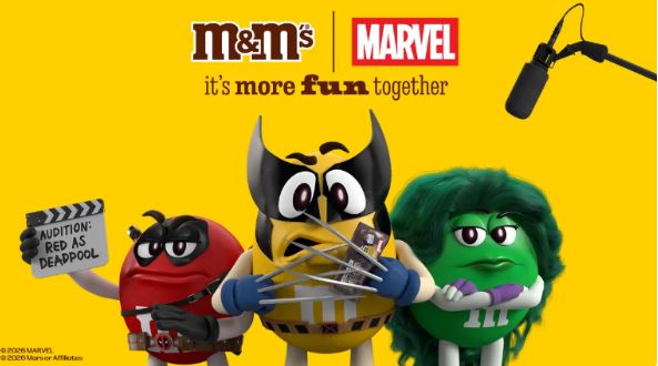 M&M’s e Marvel se unem em campanha que brinca com o universo dos super-heróis M&M’s e Marvel se unem em campanha que brinca com o universo dos super-heróis