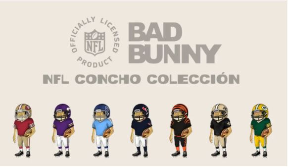 NFL e Bad Bunny lançam coleção histórica para o Super Bowl LX NFL e Bad Bunny lançam coleção histórica para o Super Bowl LX