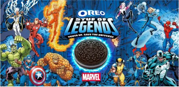 Oreo e Marvel transformam biscoito em objeto de colecionador Oreo e Marvel transformam biscoito em objeto de colecionador