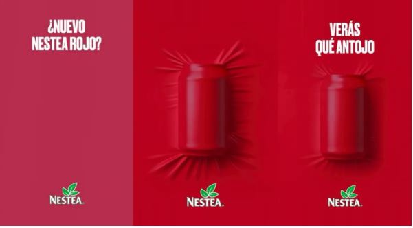 Nestea provoca mistério nas redes e sugere possível mudança para o vermelho Nestea provoca mistério nas redes e sugere possível mudança para o vermelho