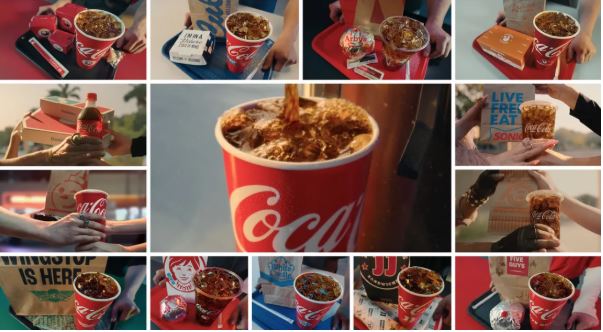 Coca-Cola reúne gigantes do fast-food em campanha inédita para reforçar preferência do consumidor Coca-Cola reúne gigantes do fast-food em campanha inédita para reforçar preferência do consumidor