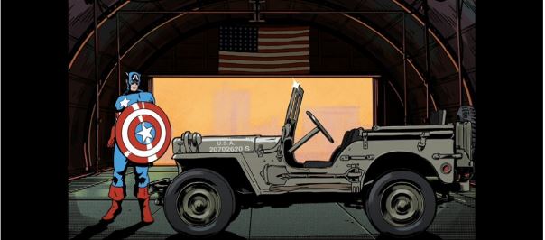 Jeep e Marvel unem forças em campanha inspirada no Capitão América Jeep e Marvel unem forças em campanha inspirada no Capitão América